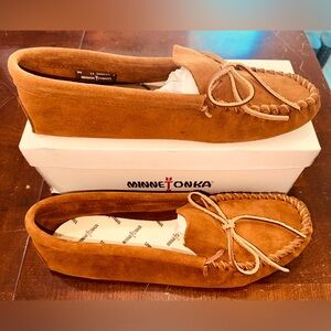 MINNETONKA Men’s Leather Softsole Moccasins
